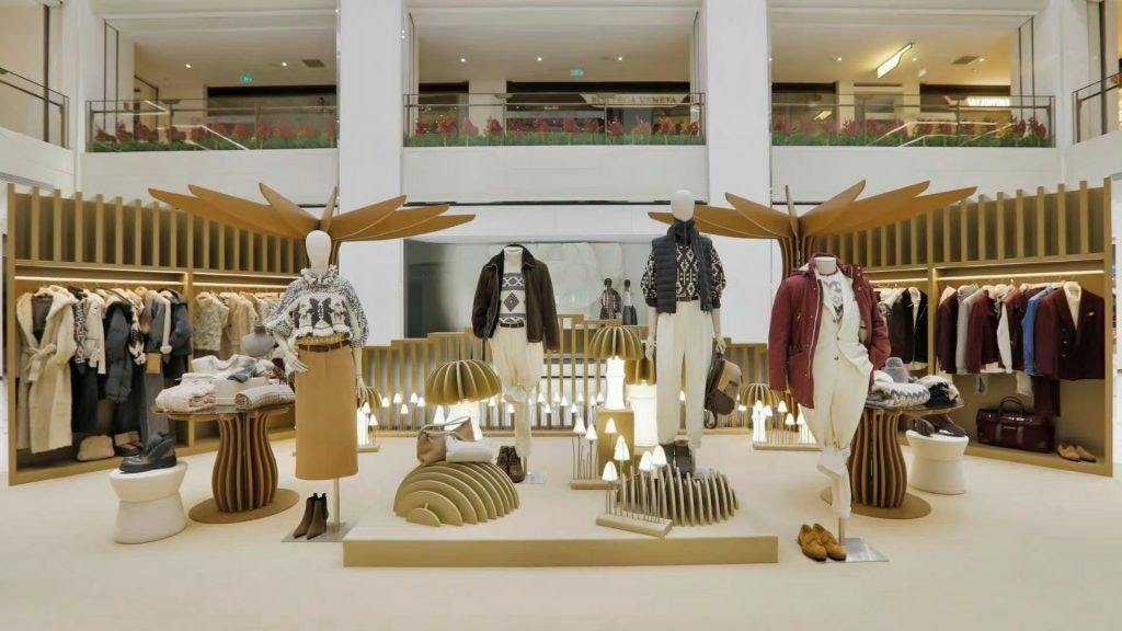 Brunello Cucinelli brought its Opera cashmere series to Beijing SKP via a pop-up from October 21 to 26. Photo: Brunello Cucinelli
