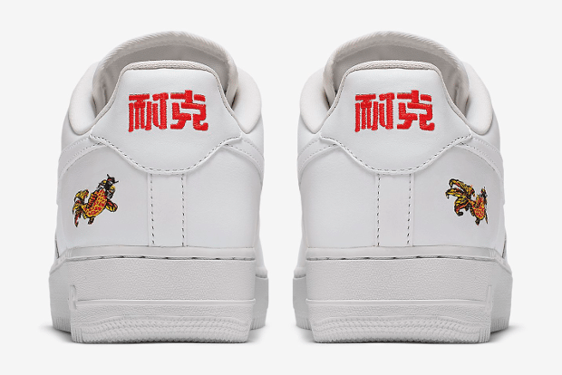 The standard CNY Nike shoes have "Naike," the Chinese name for the brand printed on the back. (Courtesy Photo)