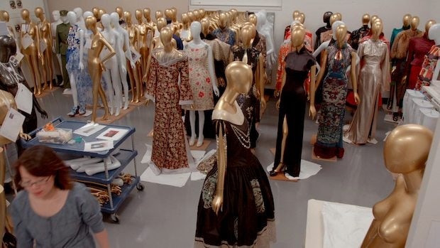 A shot of the dresses for the "China: Through the Looking Glass" exhibit. (Courtesy Image)