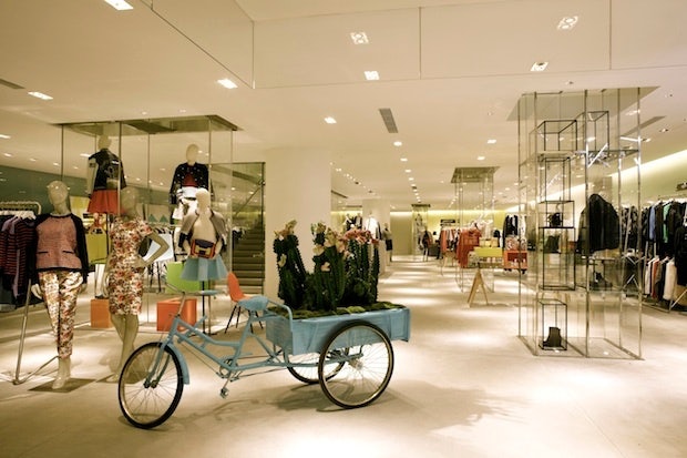 The contemporary womenswear section in Lane Crawford's new Shanghai location. (Lane Crawford) 