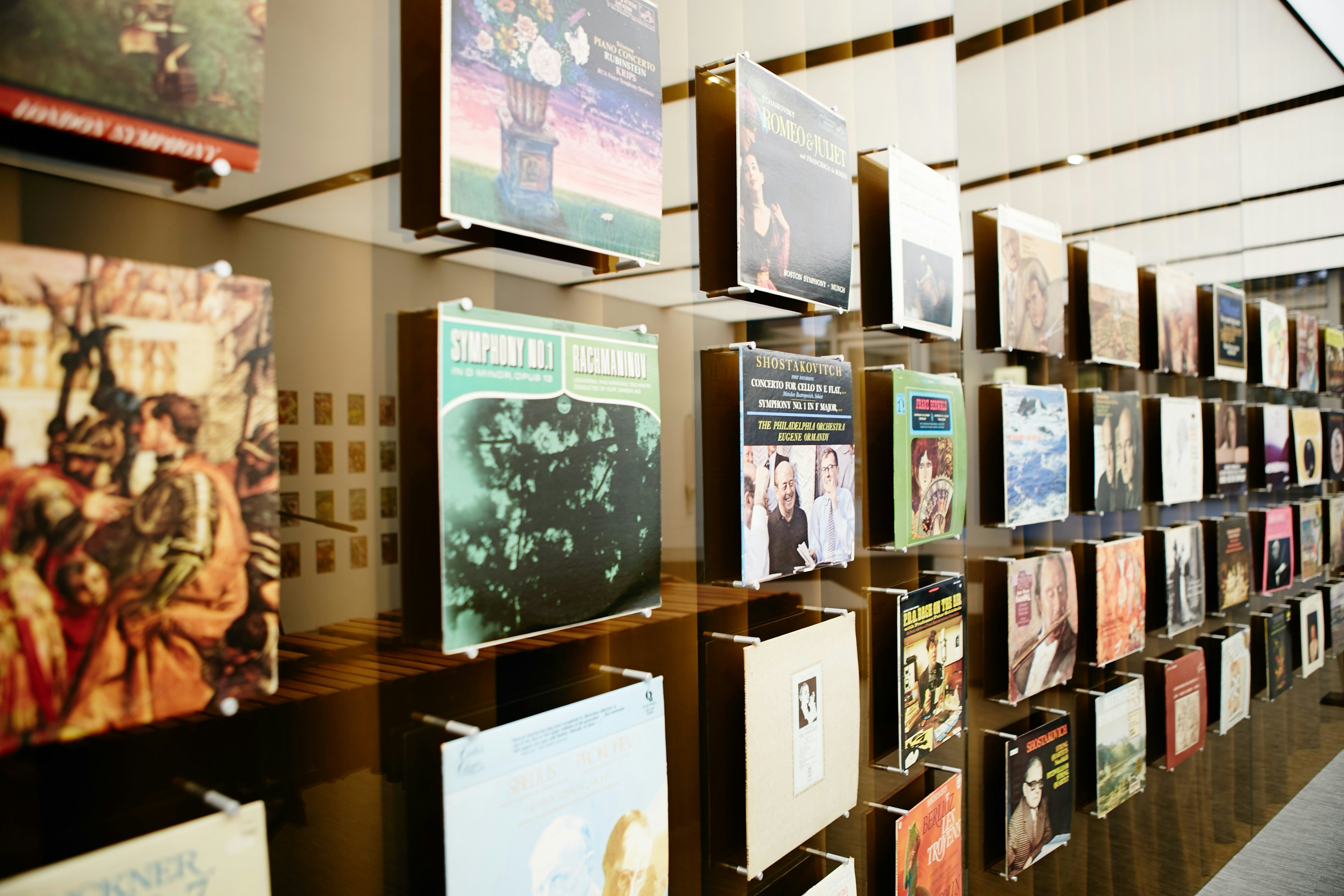 Polyphony's classical music record collection is displayed for in-store enjoyment, but isn't for sale. (Courtesy Photo)