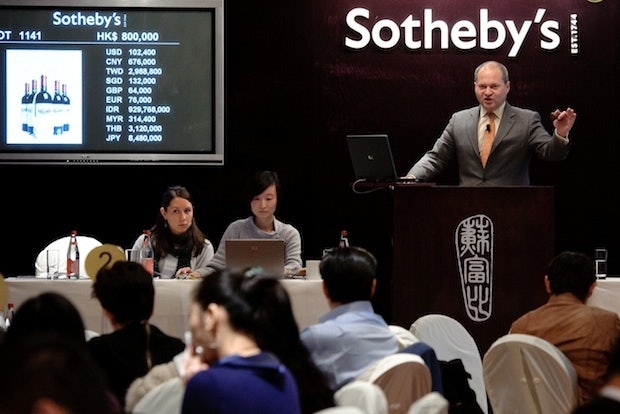 Sotheby's will hold auctions at the freeport starting next year