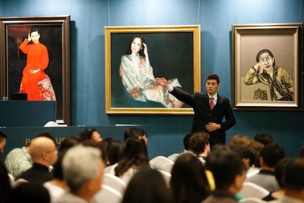 The Poly 2012 Spring Art Auction in Beijing. (AFP/Getty) 