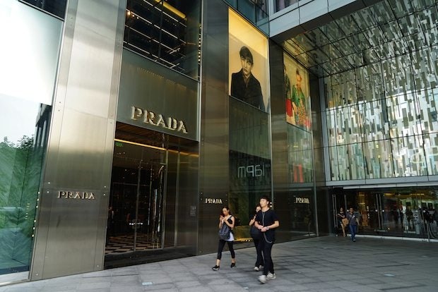A Prada store in Shanghai. (Shutterstock)