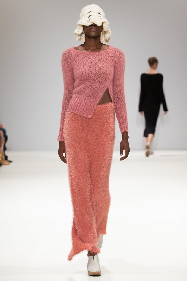 A look from Apu Jan’s Autumn/Winter 2016 collection at London Fashion Week. (Simon Armstrong)