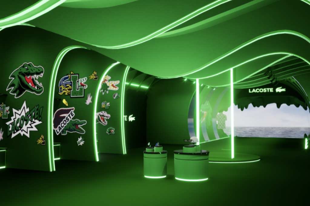 Lacoste joins a roster of fashion brands utilizing Web3 to create their own virtual stores. Photo: Emperia