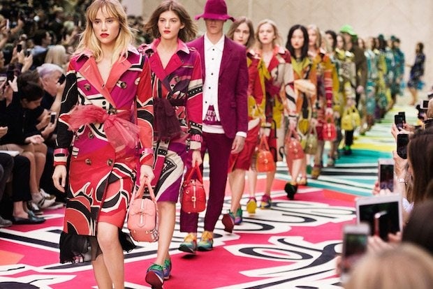 Burberry's S/S 15 collection. (Burberry)
