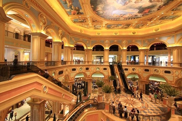 The Venetian, Macau, is the largest casino in the world and sees tons of Chinese travelers during Golden Weeks. (Shutterstock)