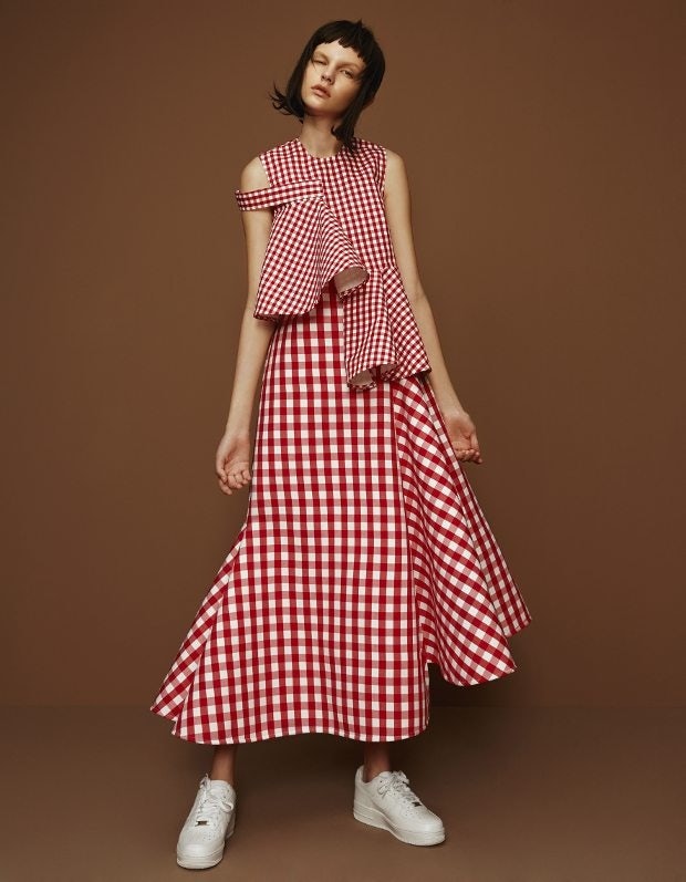 Shushu/Tong's gingham dress, now on sale at Opening Ceremony. (Courtesy Photo)