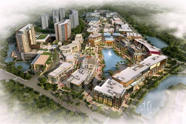 The planned Mission Hills Town Center project in Haikou will include a duty-free section