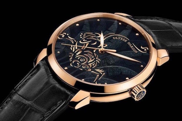 Ulysse Nardin's Classico timepiece for the year of the monkey. (Courtesy Photo)