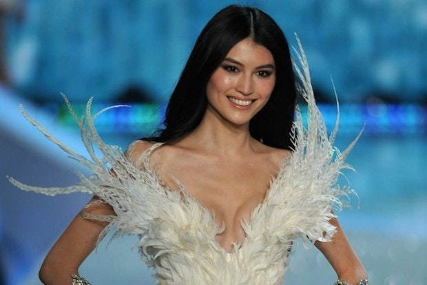 Chinese model Sui He in the 2013 Victoria's Secret Fashion Show. (Shutterstock)