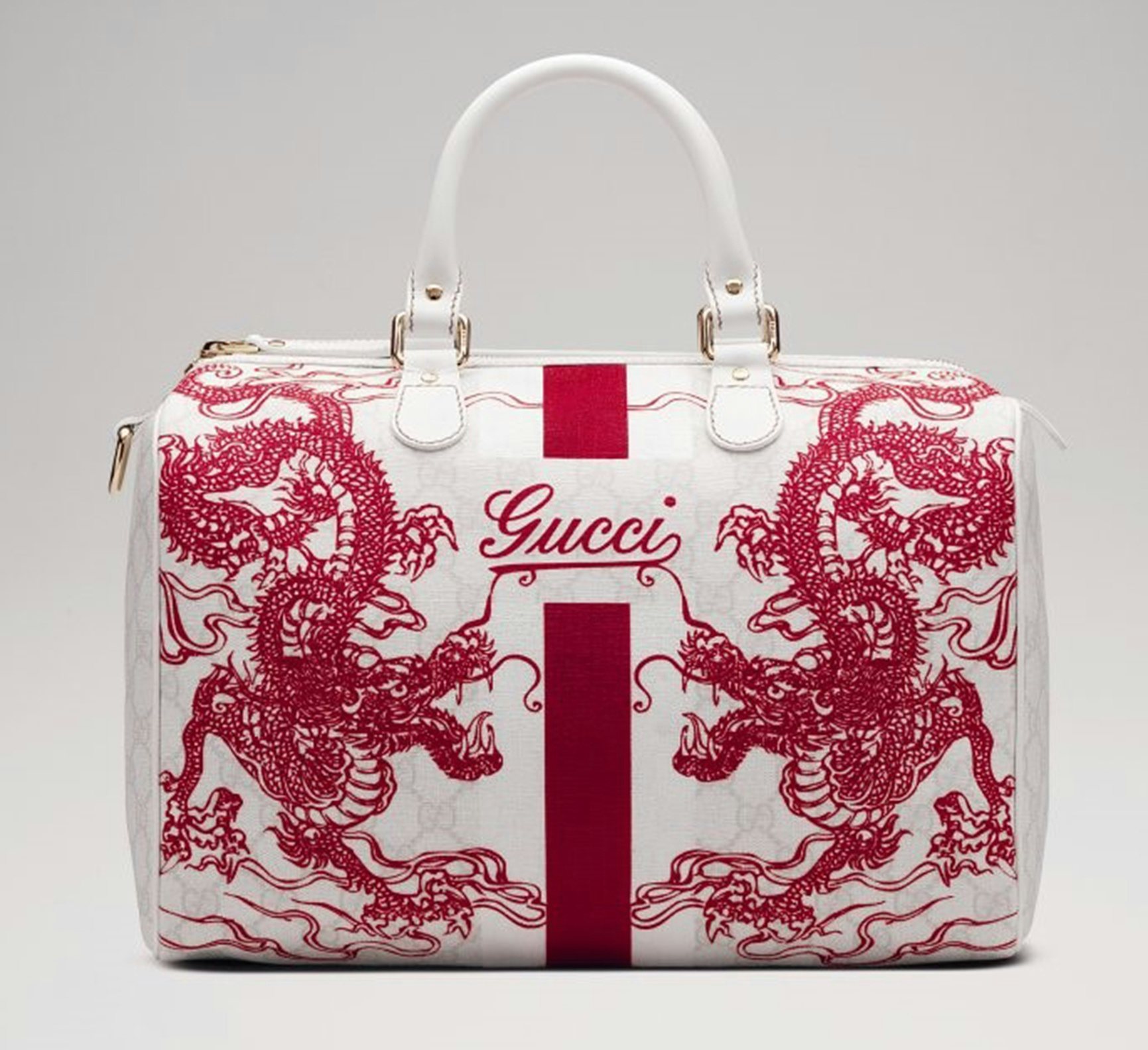 In 2009, Gucci released 200 limited edition "Shanghai Dragon” bags to celebrate its flagship store opening in Shanghai.