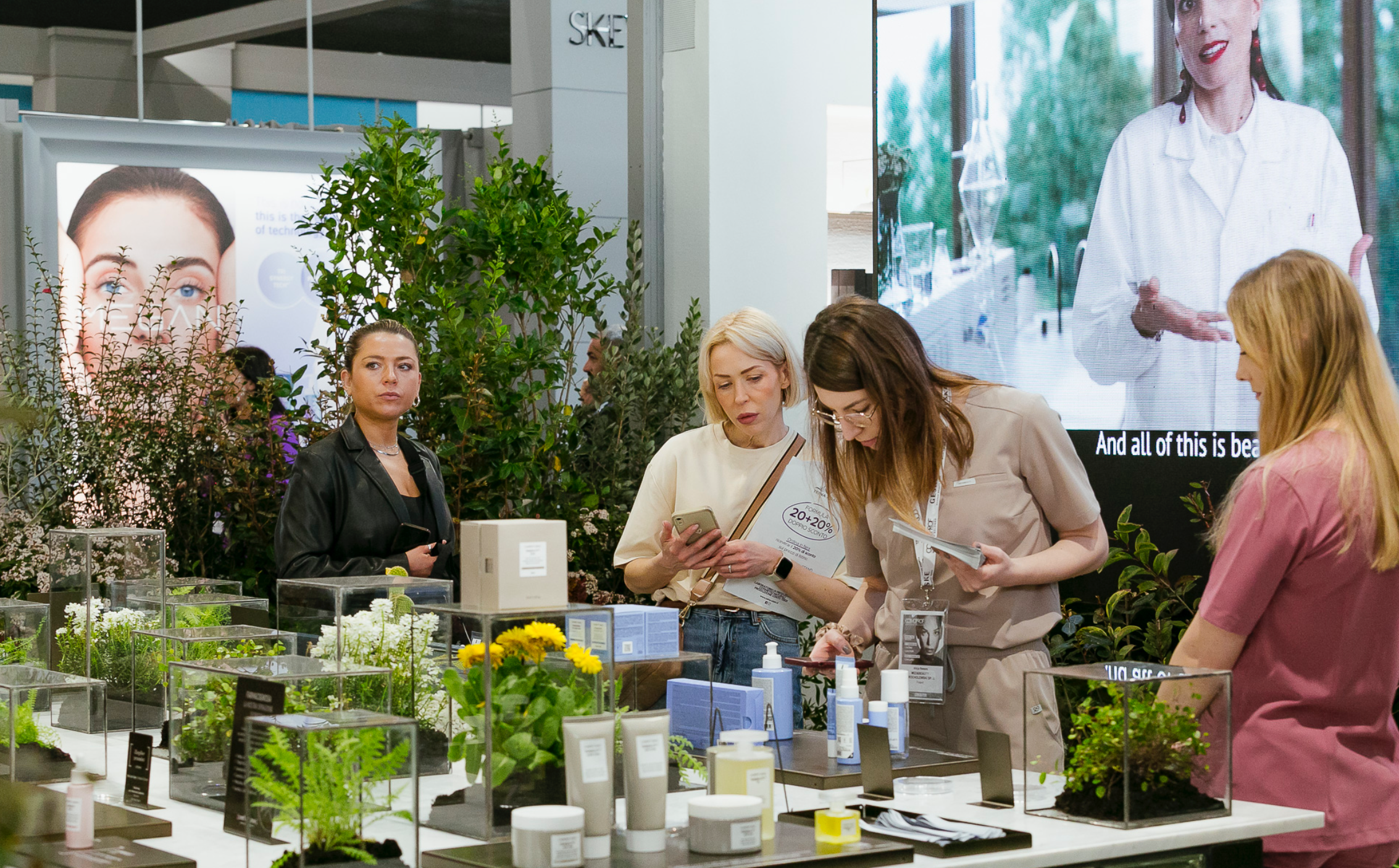 Cosmoprof Bologna is one of the largest beauty fairs in the world. Photo: Cosmoprof