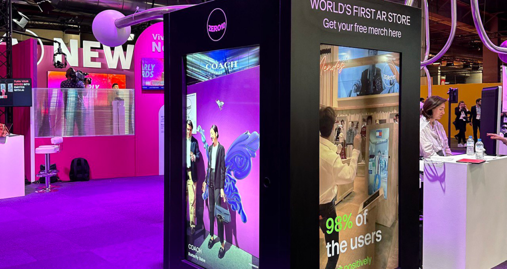 Zero10's AR-powered try-on activations are transforming the retail scene. Photo: Zero10