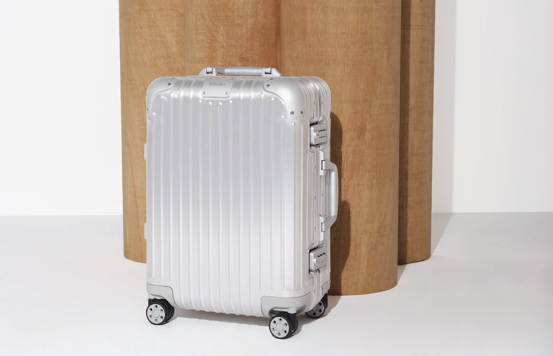 Rimowa has teamed up with Aura Blockchain Consortium to integrate NFC tech into its suitcases. Photo: Rimowa