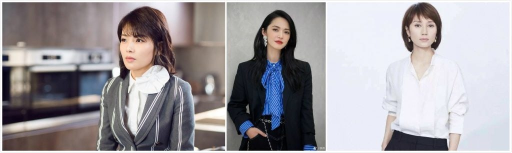 Media representations of alpha women on Chinese TV. From left to right: Andi from “Ode to Joy,” Su Mingyu from “All is Well,” and Tang Jing from “The First Half Of My Life.” Photo: Weibo