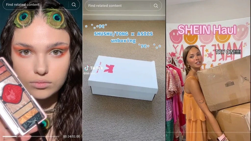 Shein and Temu's success is a testament to their ability to resonate with modern consumers through innovative marketing. Photo: TikTok screenshots