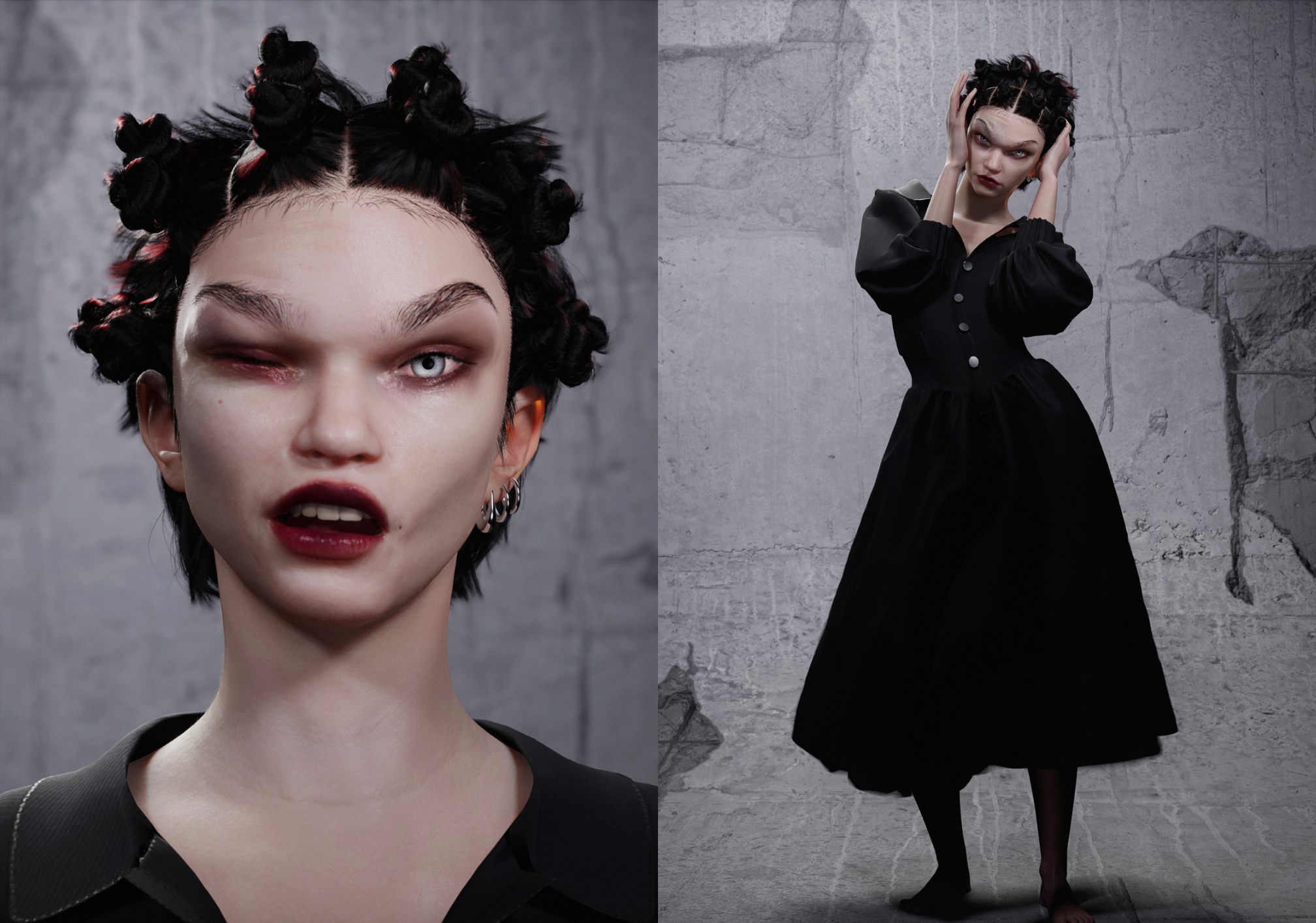 Digital avatar ecosystem Colonii is investing in developing hyper-realistic persona's that draw inspiration from subcultures and high fashion. Photo: Colonii
