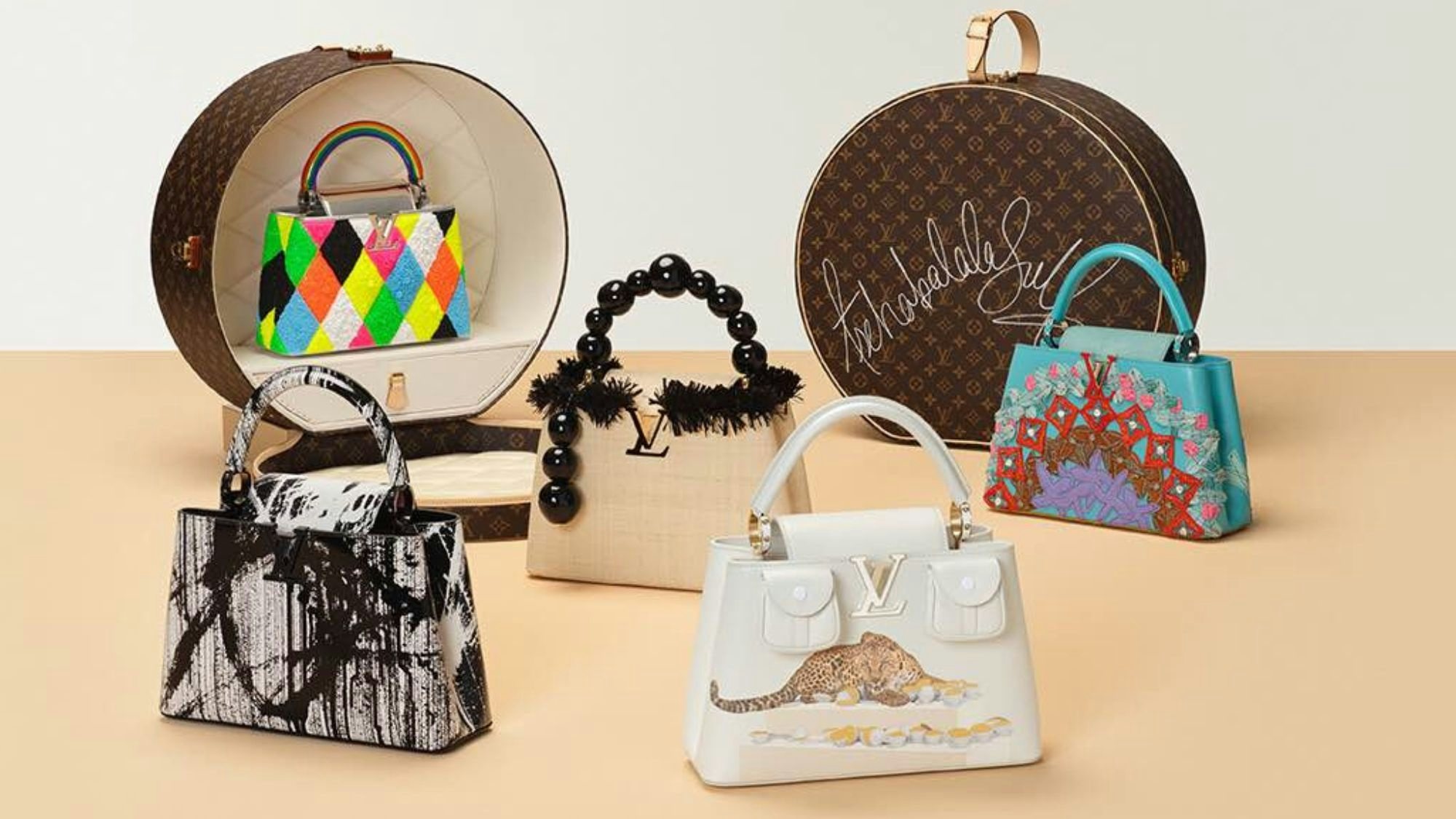 The Artycapucines bag collection celebrates the Capucines design via a limited edition sale, combining cultural capital and creativity. Photo: Louis Vuitton