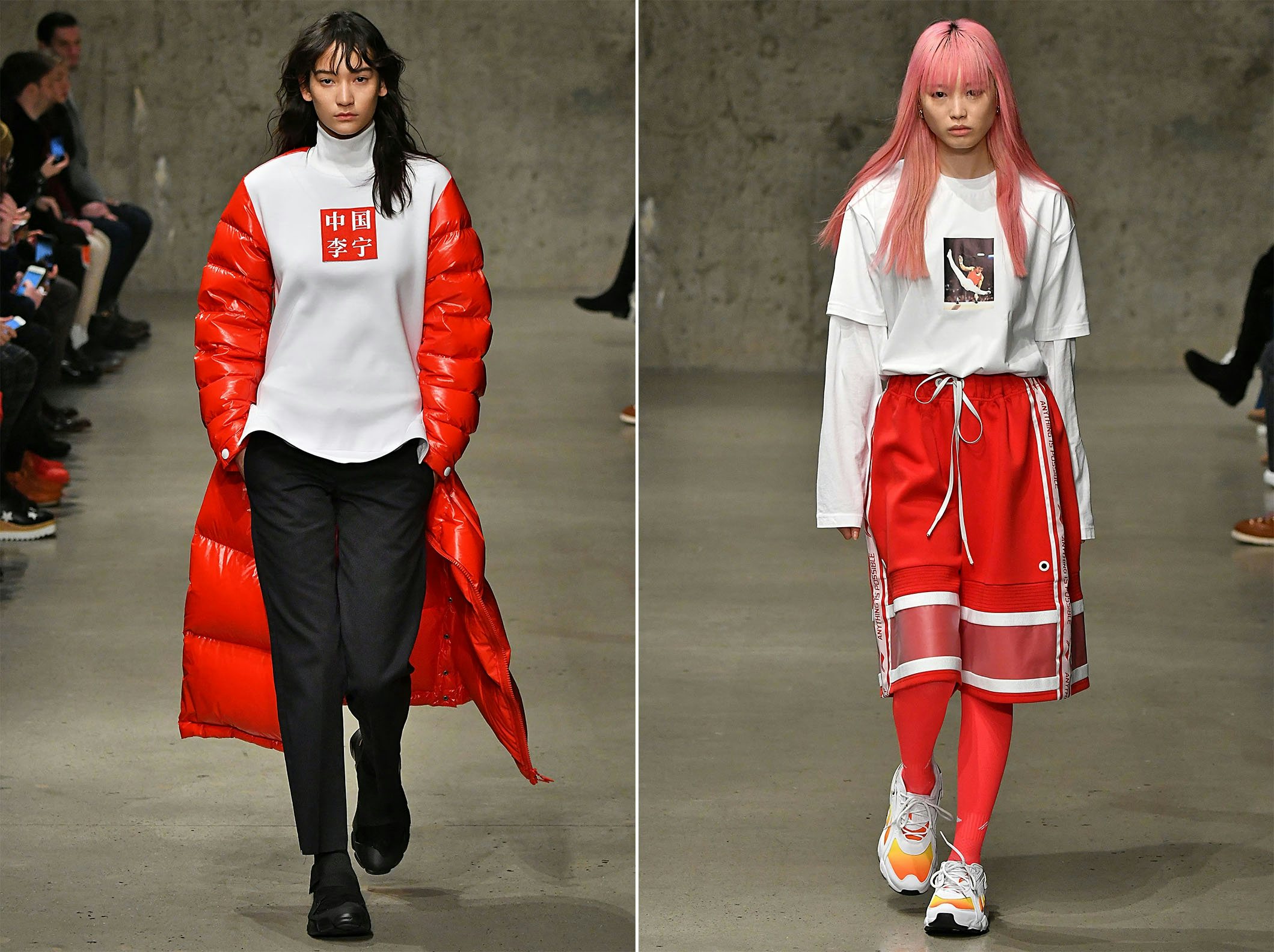 Li-Ning’s inaugural New York Fashion Week show presented a Chinese spin on streetwear. Image: Li-Ning