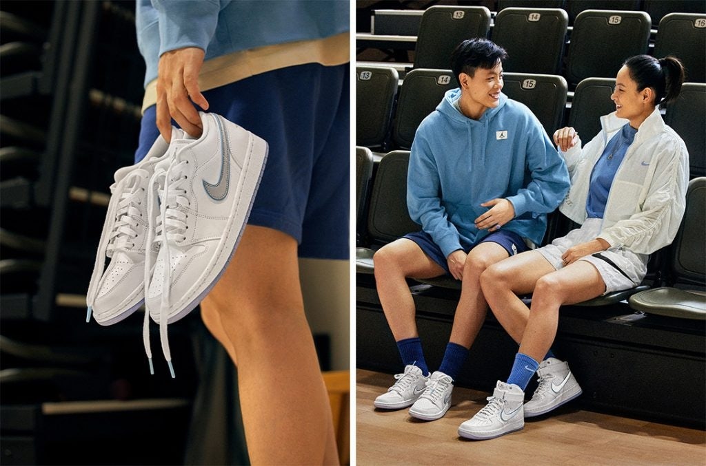 Nike cast Chinese basketball players Yang Liwei and Yang Shuyu in a 2022 footwear campaign. Photo: Nike