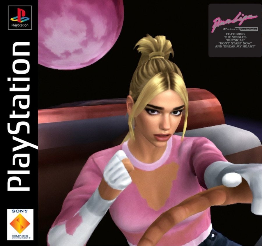 Users are turning popular album covers into PS2 video game characters. Photo: Know Your Meme