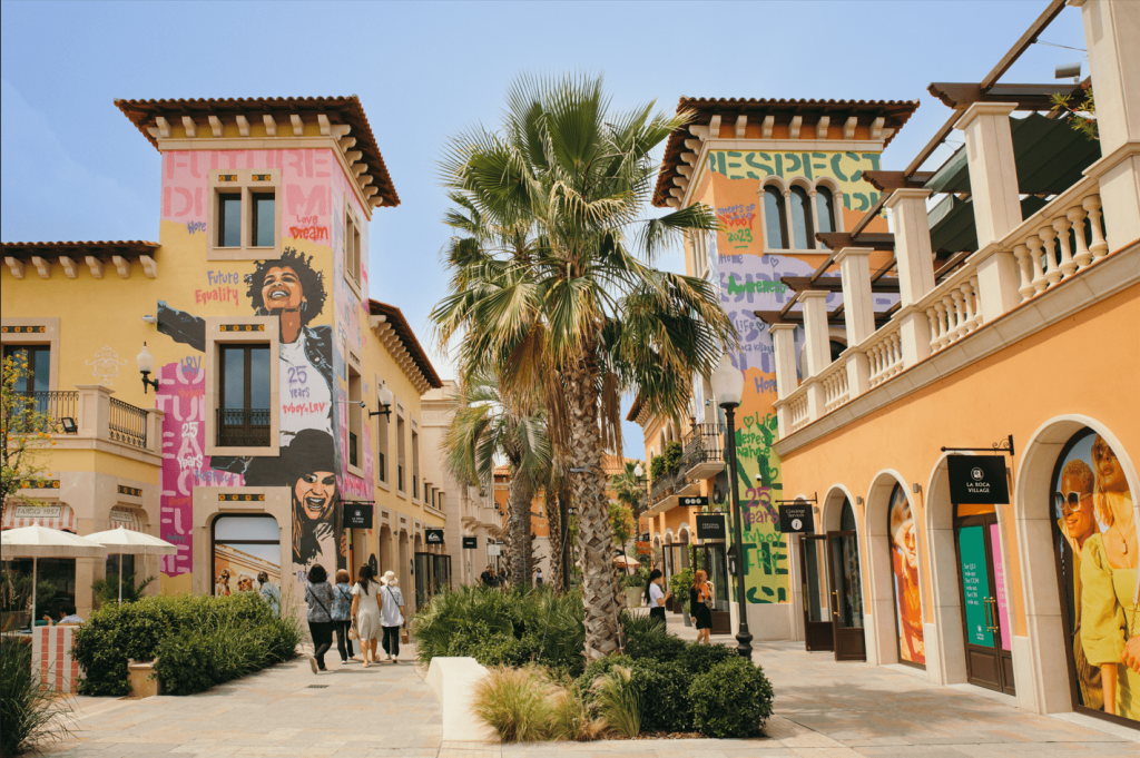 The Bicester Collection's La Roca Village luxury shopping destination in Barcelona, Spain. Image: the Bicester Collection
