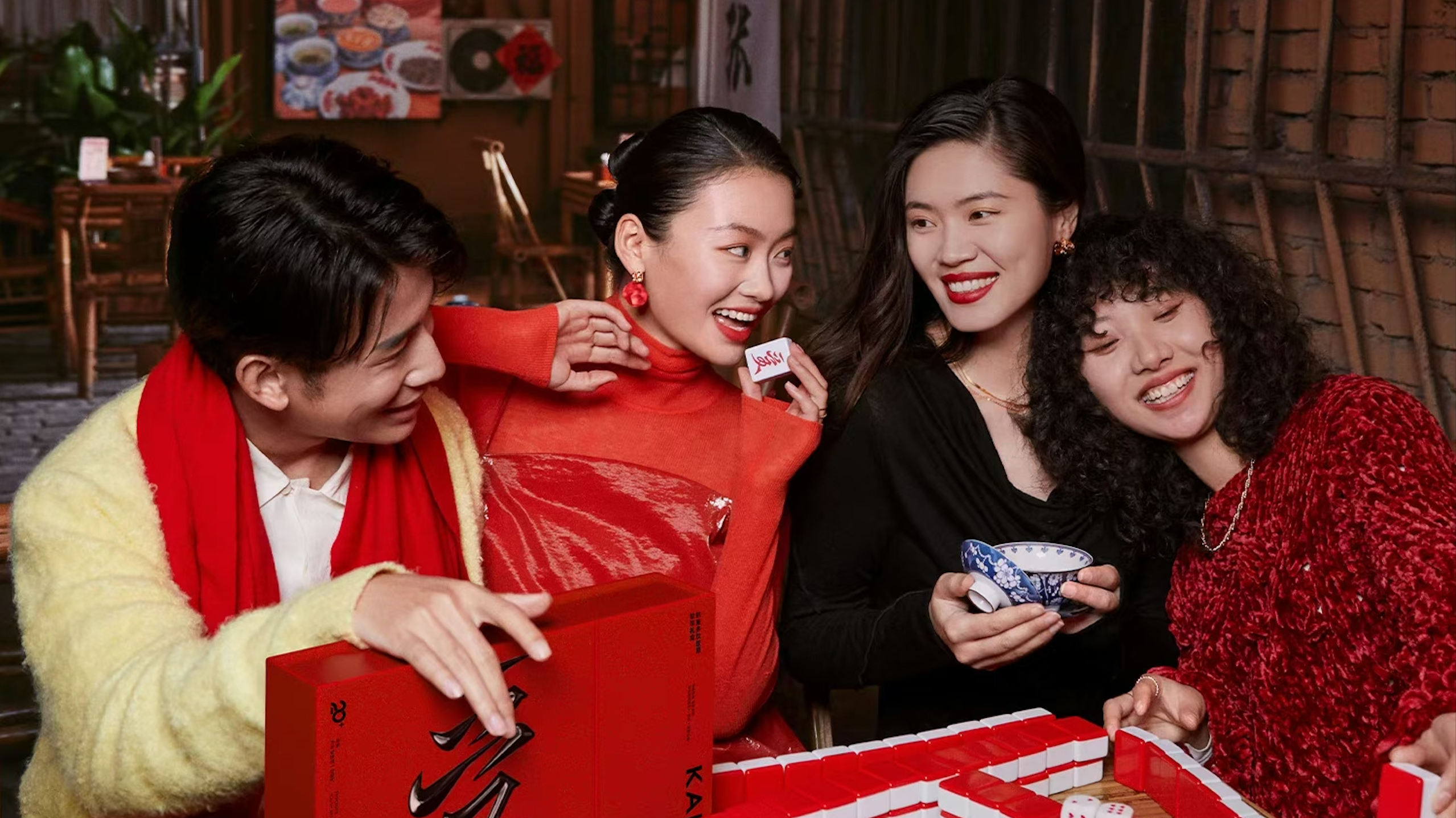 Kans' Chinese New Year film short film, titled Love Together, Red Together (爱在一起,红在一起) features New Year customs from three regions. Image: Kans