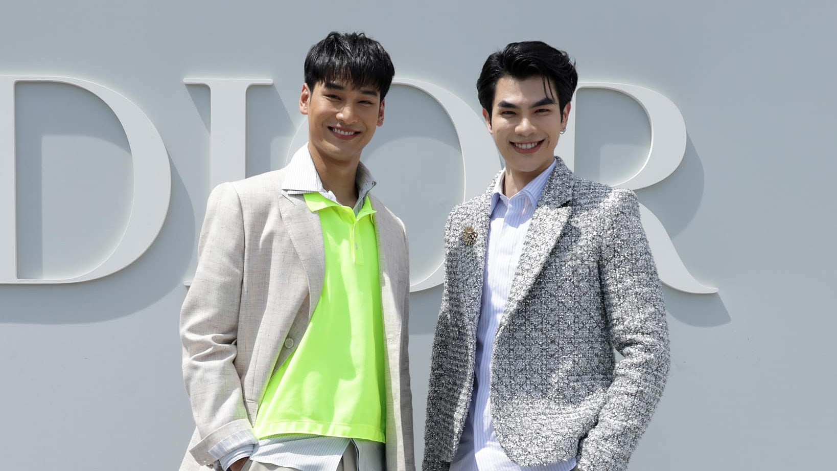 "Apo" Wattanagitiphat and "Mile" Romsaithong attended Dior Men's Summer 2024 show in June. Photo: Dior