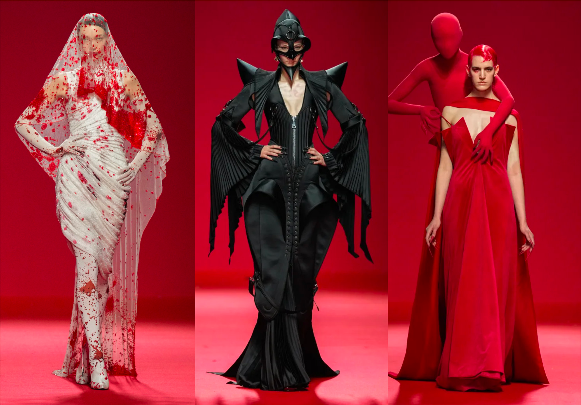 Robert Wun Haute Couture Spring 2024. Photo: Fashionista