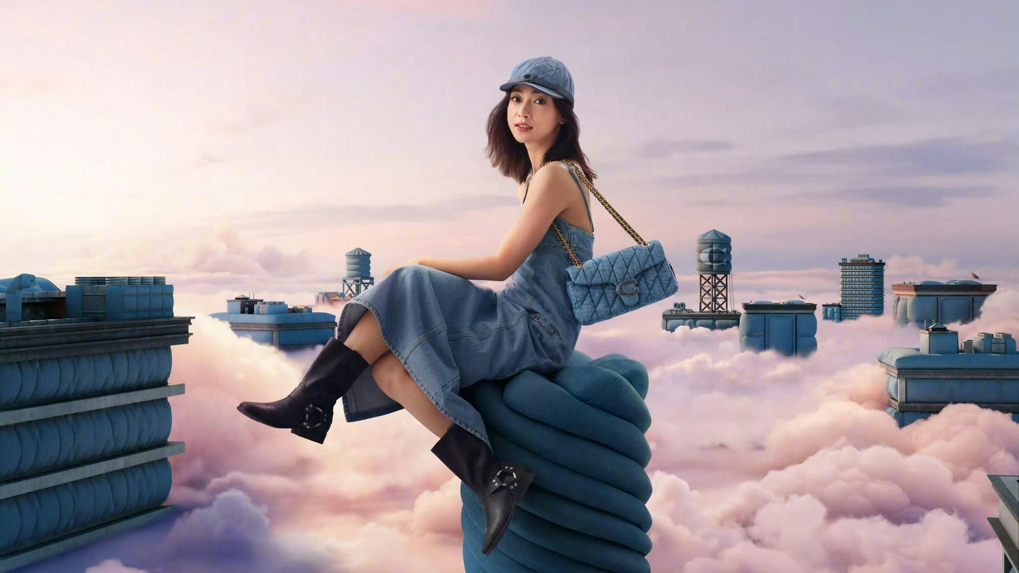 Chinese actress Wu Jinyan stars in Coach’s AI-inspired “Find Your Courage” campaign. Image: Coach