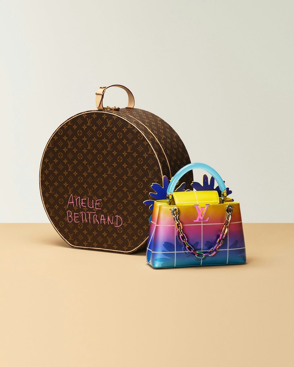 22 artists have been invited by Louis Vuitton to reimagine the Capucines bag for a Sotheby's auction. Photo: Louis Vuitton