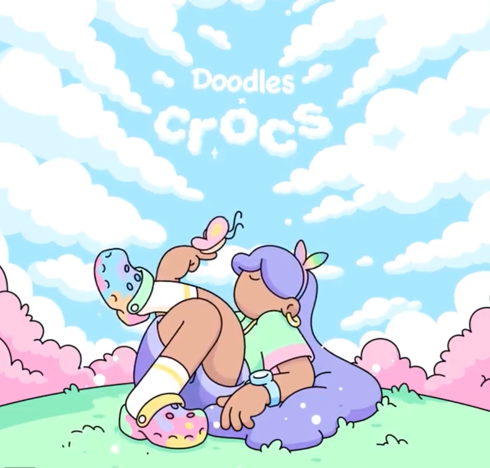 Crocs is treading new ground in the Web3 space by teaming up with NFT platform Doodles. Photo: Doodles