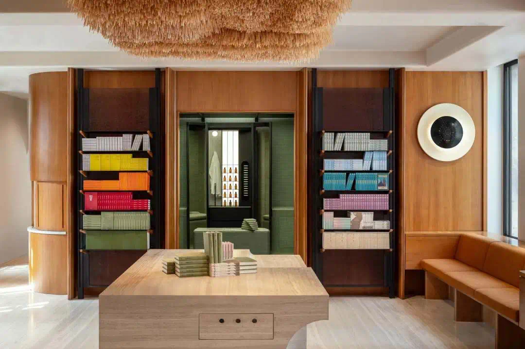 Aesop replaced the products on its store's shelves with books to spark discussion on womanhood. Photo: Aesop