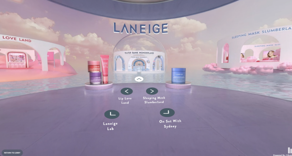 K-beauty brand Laneige's latest project taps the rising virtual store trend. Photo: Laneige