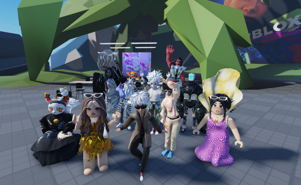 The Parsons x Roblox course introduced students to the platform's Layered Clothing technology and 3D design process. Photo: Roblox