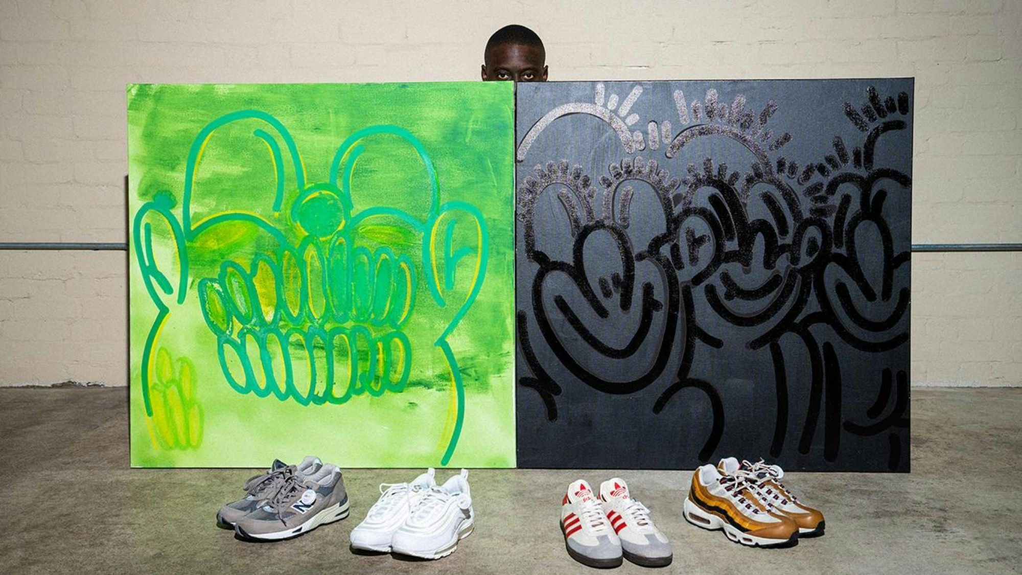 UK artist Olaolu Slawn is the latest to work with global second-hand retailer eBay on a collaboration that champions streetwear. Photo: Ebay