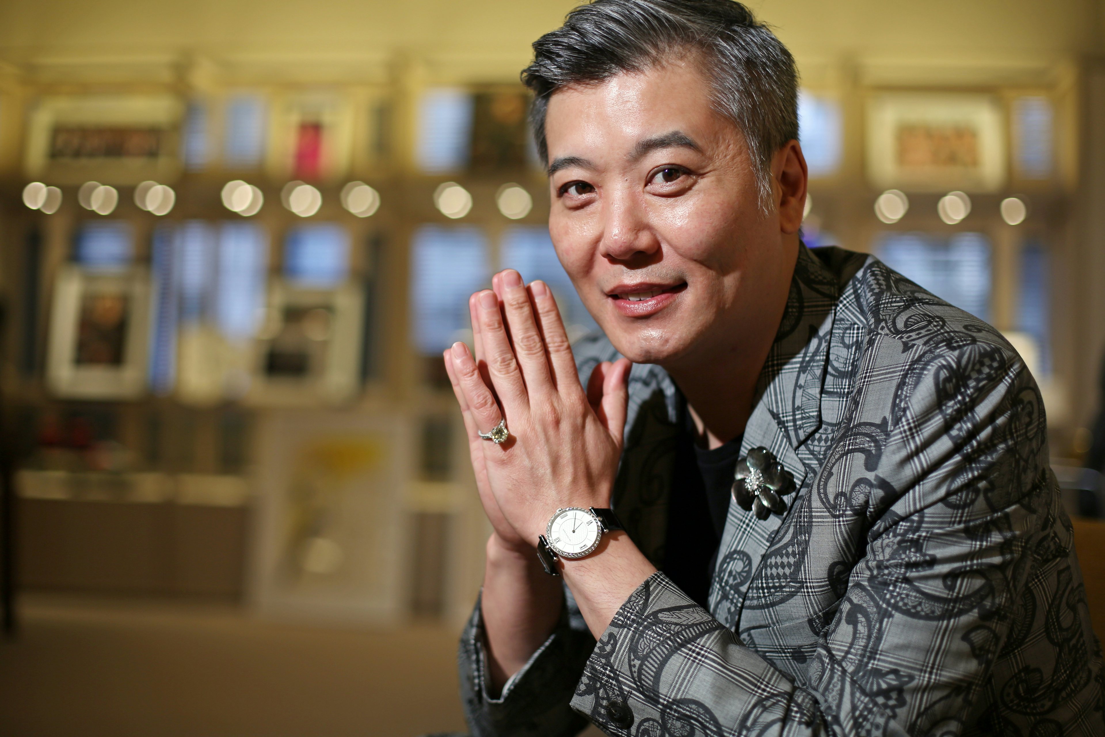Luxury consultant Peter Cheung sports a Van Cleef & Arpels watch in Wan Chai, Hong Kong. Photo: Ghetty Images
