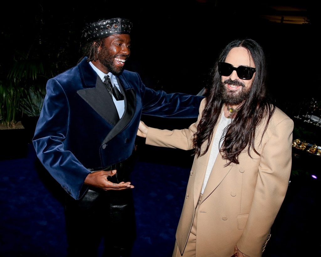 Alessandro Michele attended the 2022 LACMA Art+Film Gala before leaving his creative director role at Gucci. Photo: Gucci