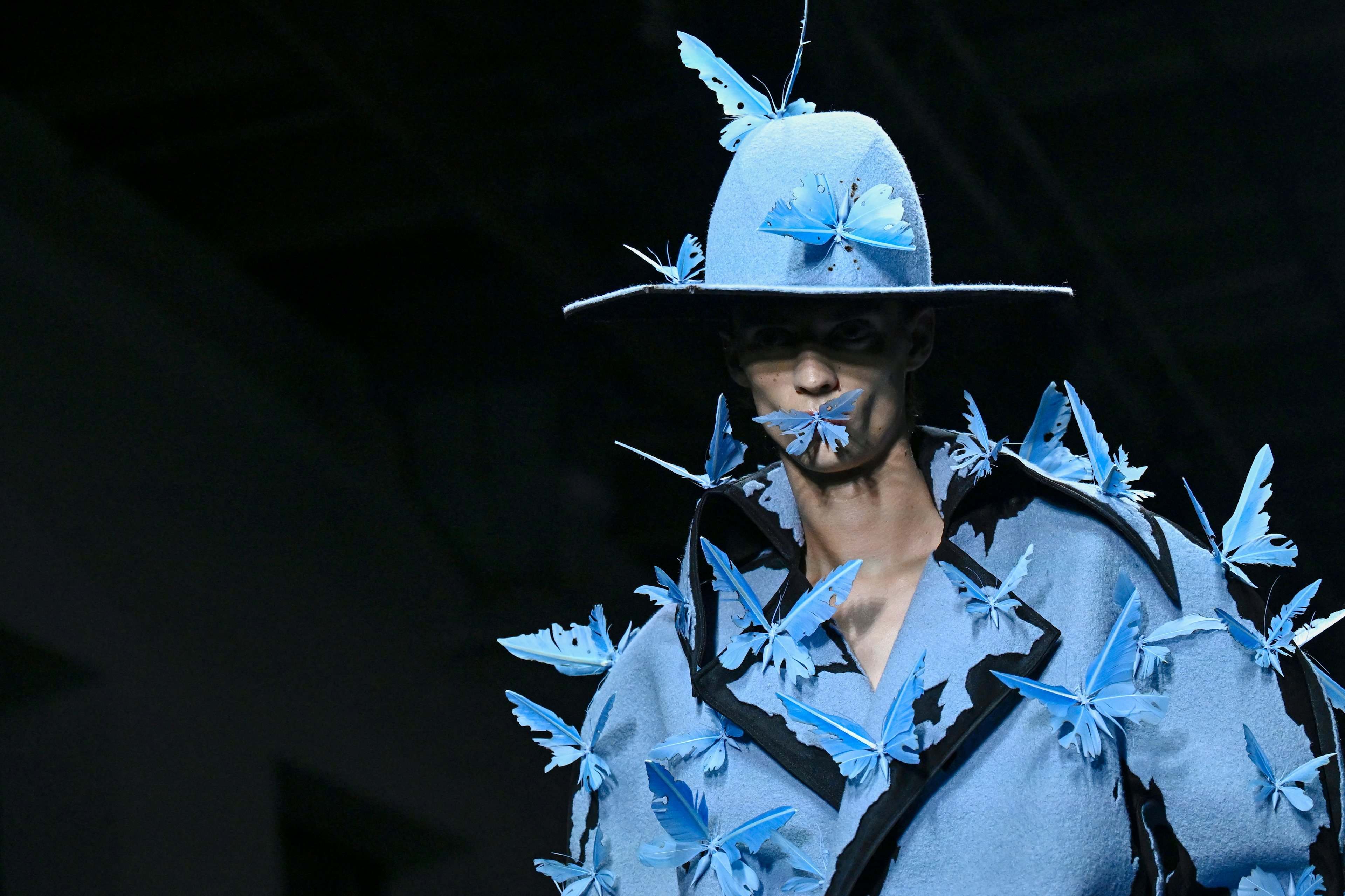 Wun explored the transience of time for Fall 2024 Haute Couture. Image: Getty Images