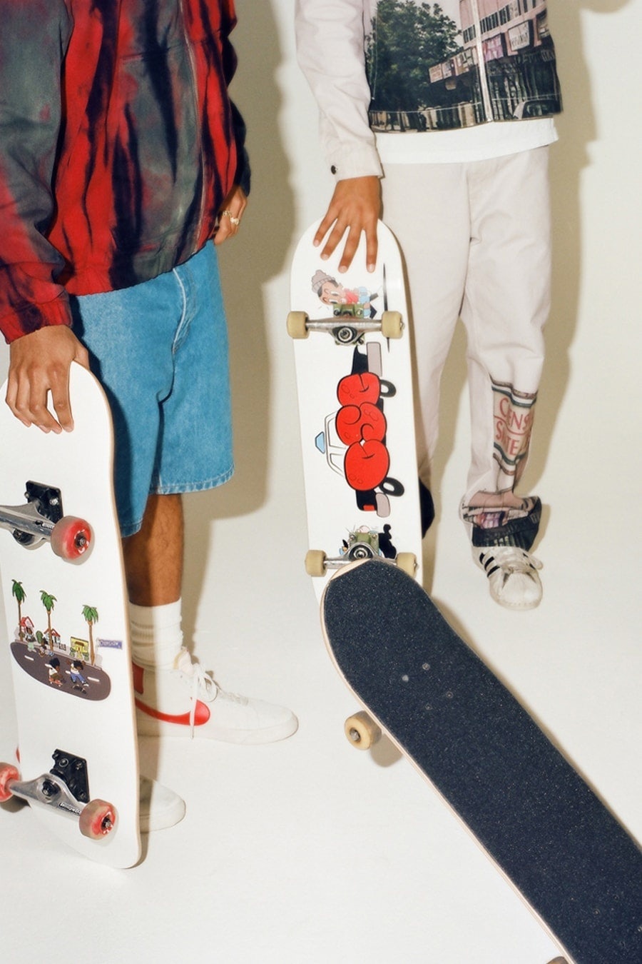 Skateboards feature in the Browns x Crenshaw Skate Club collaboration which debuted as part of LFW Men's. Photo: Browns