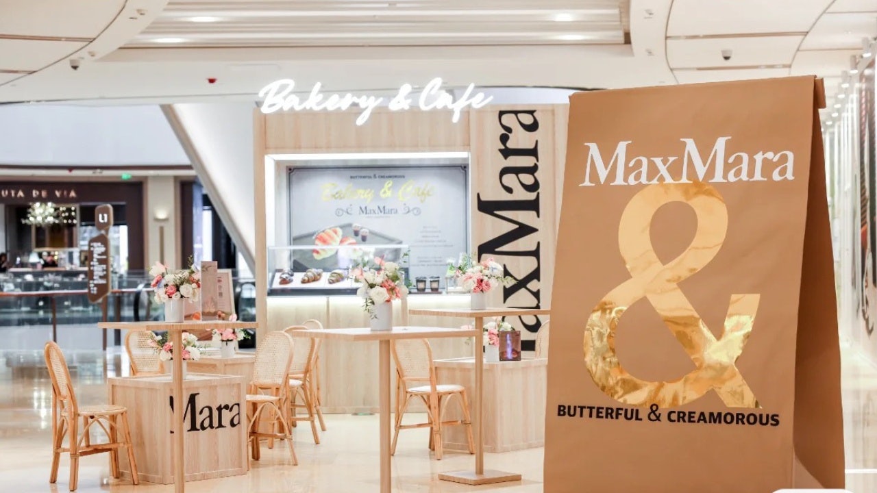 Max Mara launched a pop-up bakery next to its boutique at Taikoo Hui, Shanghai. Photo: Max Mara