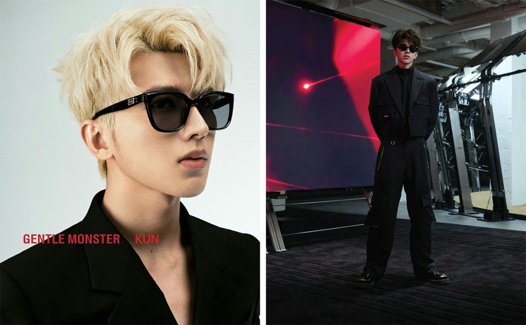 In April 2023, Cai Xukun collaborated with Gentle Monster on a double agent-themed eyewear collection. Photo: Gentle Monster