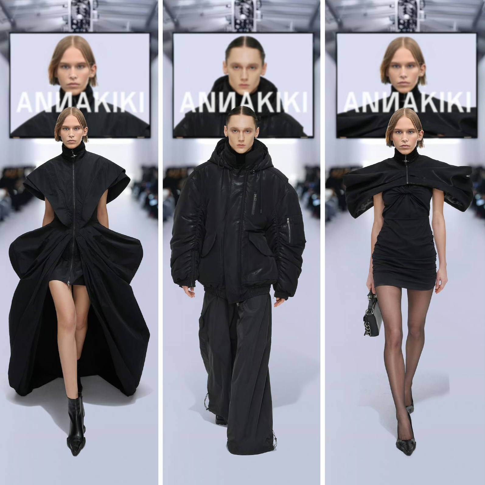 Annakiki's Fall Winter 24/25 Milan Fashion Week digital show. Image: Annakiki