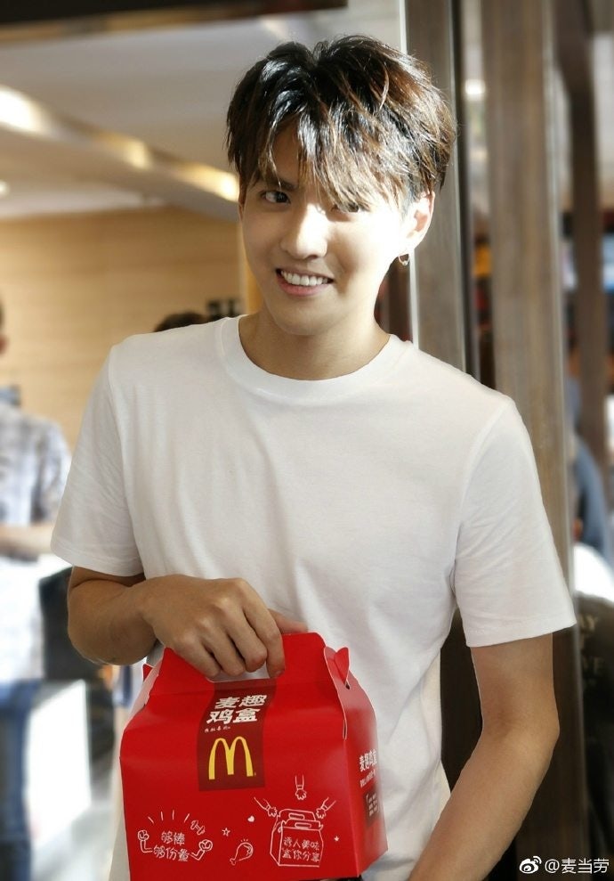 Kris Wu. Image via McDonald's Official Weibo.