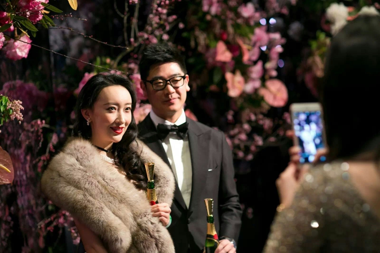 Chinese couple at the House of Dior event at the National Gallery of Victoria in Melbourne in September. Photo: Courtesy