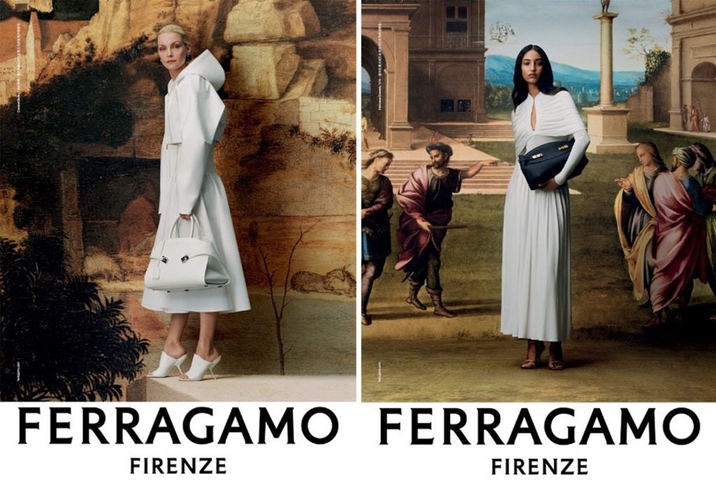 First seen during the Ferragamo’s Fall-Winter 2023 show in Milan, the Hug bag is designed as a modern-day classic fusing elegance and functionality. Photo: Ferragamo
