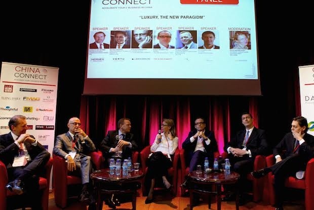 The luxury panel discusses top China digital trends at China Connect in Paris. (Courtesy Photo)