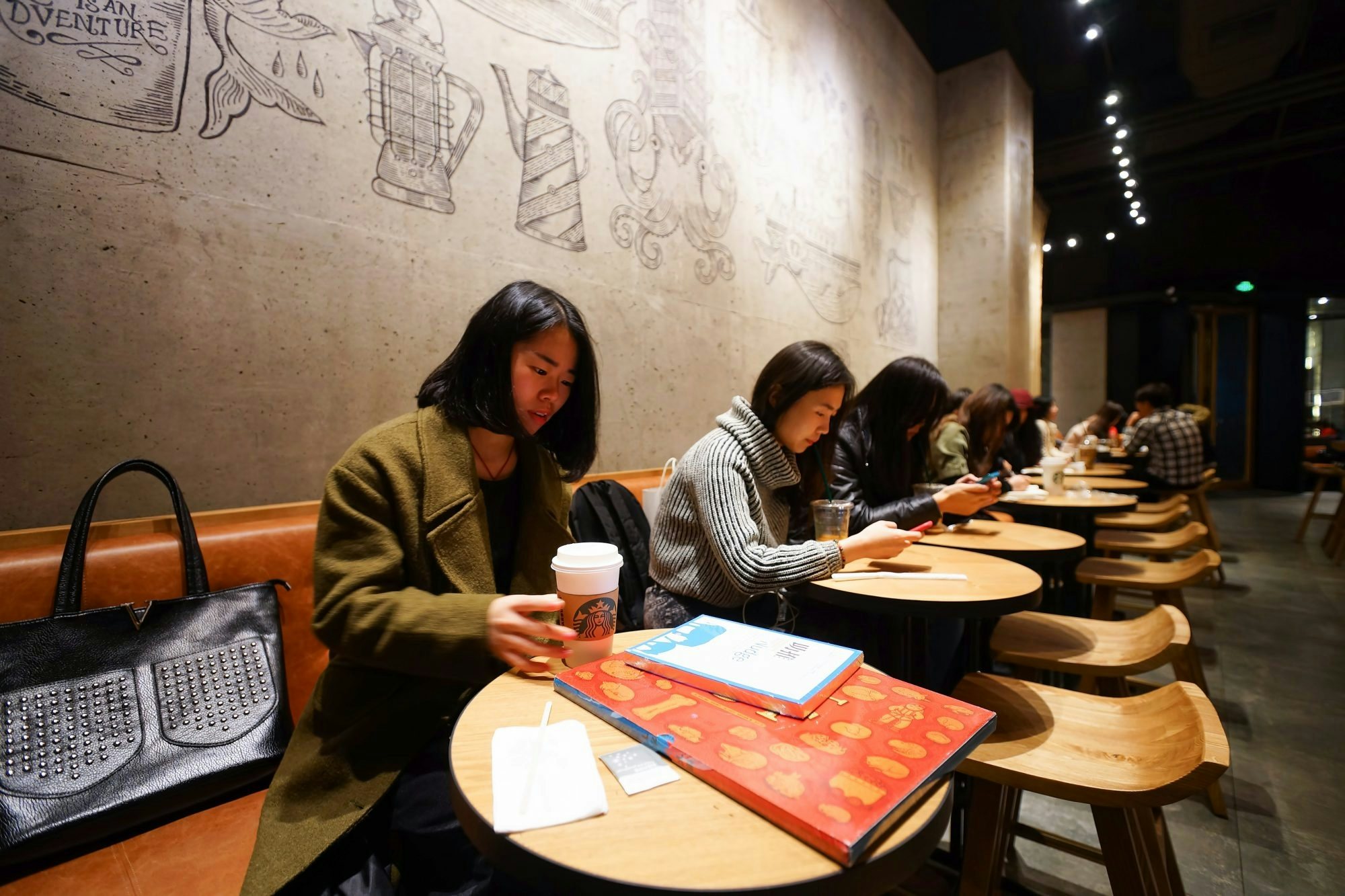 Starbucks recently made a deal with Tencent to start offering "social gifting" to its WeChat followers next year. (Shutterstock)